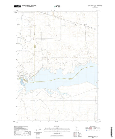 United States Geological Survey Lake Walcott West, ID (2020, 24000-Scale) digital map