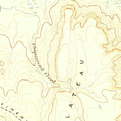 United States Geological Survey Lake, WY (1895, 125000-Scale) digital map