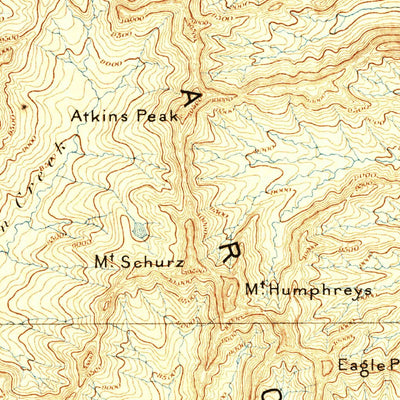 United States Geological Survey Lake, WY (1895, 125000-Scale) digital map