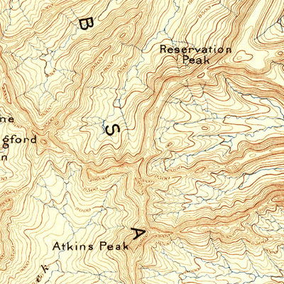United States Geological Survey Lake, WY (1896, 125000-Scale) digital map
