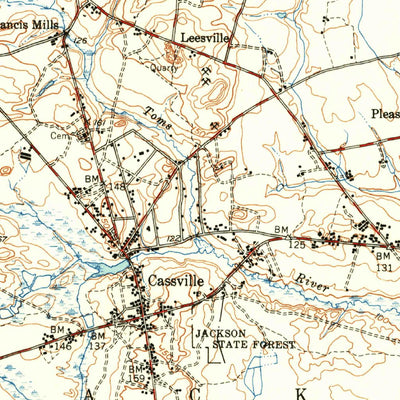 United States Geological Survey Lakehurst, NJ (1948, 62500-Scale) digital map