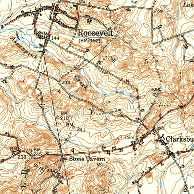 United States Geological Survey Lakehurst, NJ (1948, 62500-Scale) digital map