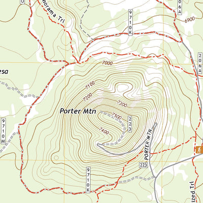 United States Geological Survey Lakeside, AZ (2021, 24000-Scale) digital map