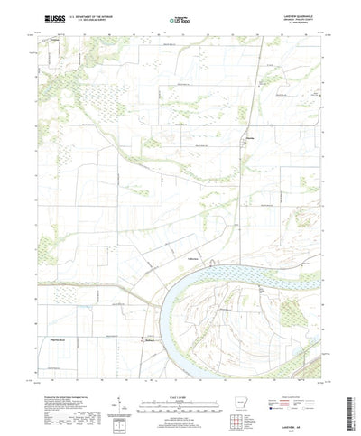 United States Geological Survey Lakeview, AR (2020, 24000-Scale) digital map