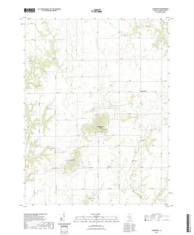 United States Geological Survey Lakewood, IL (2021, 24000-Scale) digital map