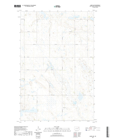 United States Geological Survey Lakota, ND (2020, 24000-Scale) digital map