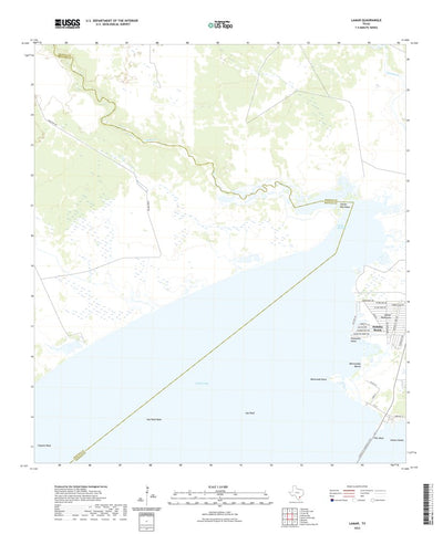 United States Geological Survey Lamar, TX (2022, 24000-Scale) digital map