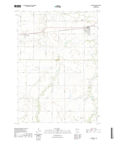 United States Geological Survey Lamberton, MN (2022, 24000-Scale) digital map