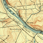 United States Geological Survey Lambertville, PA-NJ (1890, 62500-Scale) digital map
