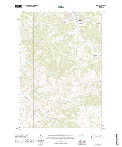 United States Geological Survey Lame Deer, MT (2020, 24000-Scale) digital map