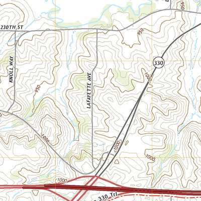 United States Geological Survey LaMoille, IA (2022, 24000-Scale) digital map