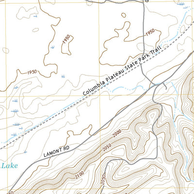United States Geological Survey Lamont, WA (2020, 24000-Scale) digital map