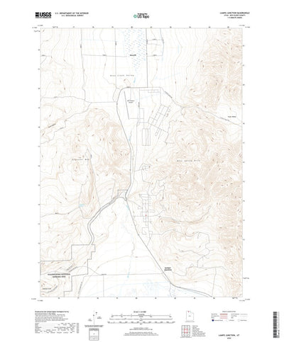 United States Geological Survey Lampo Junction, UT (2020, 24000-Scale) digital map