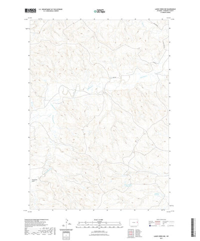 United States Geological Survey Lance Creek NW, WY (2021, 24000-Scale) digital map