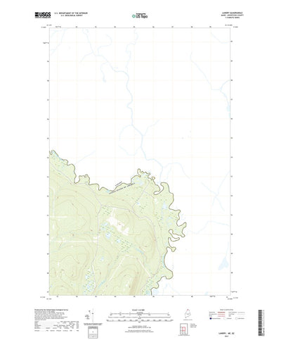 United States Geological Survey Landry, ME (2021, 24000-Scale) digital map