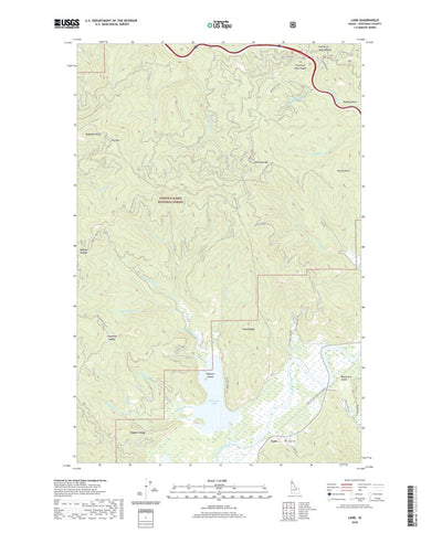 United States Geological Survey Lane, ID (2020, 24000-Scale) digital map