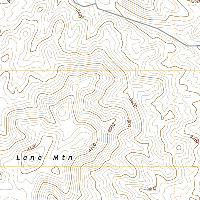 United States Geological Survey Lane Mountain, CA (2021, 24000-Scale) digital map
