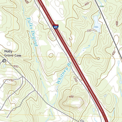 United States Geological Survey Lanely, TX (2022, 24000-Scale) digital map