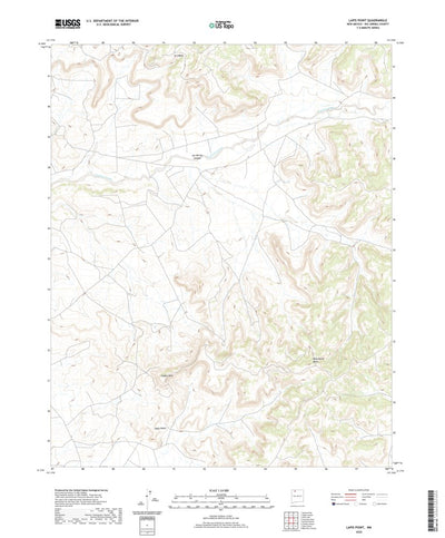 United States Geological Survey Lapis Point, NM (2020, 24000-Scale) digital map