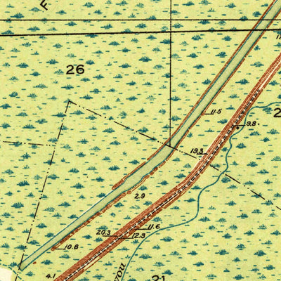 United States Geological Survey Laplace, LA (1935, 31680-Scale) digital map