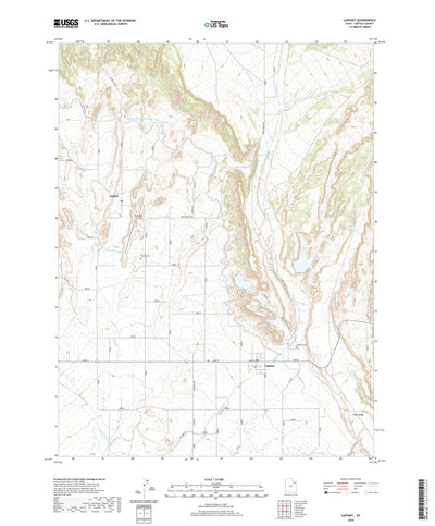 United States Geological Survey Lapoint, UT (2020, 24000-Scale) digital map