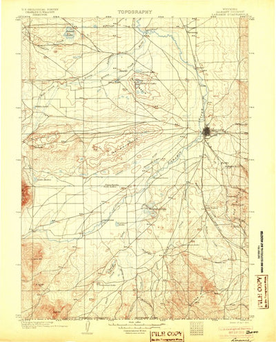 United States Geological Survey Laramie, WY (1905, 125000-Scale) digital map