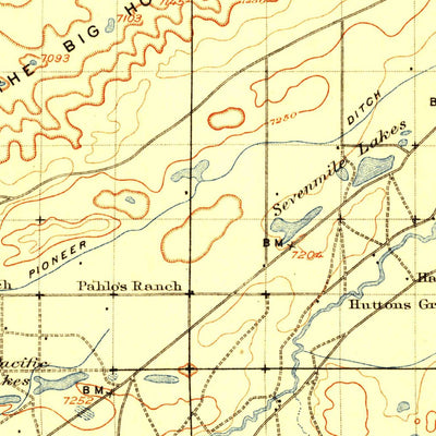 United States Geological Survey Laramie, WY (1908, 125000-Scale) digital map