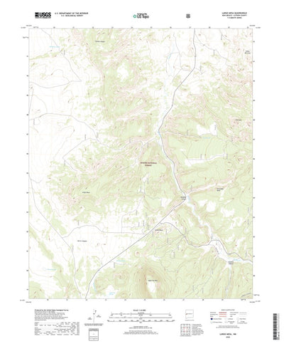 United States Geological Survey Largo Mesa, NM (2020, 24000-Scale) digital map