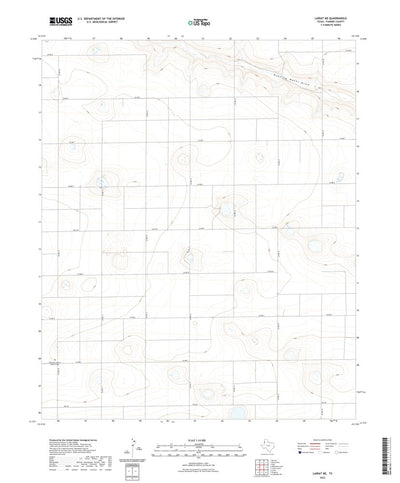 United States Geological Survey Lariat NE, TX (2022, 24000-Scale) digital map