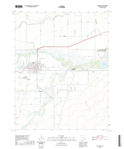 United States Geological Survey Las Animas, CO (2022, 24000-Scale) digital map