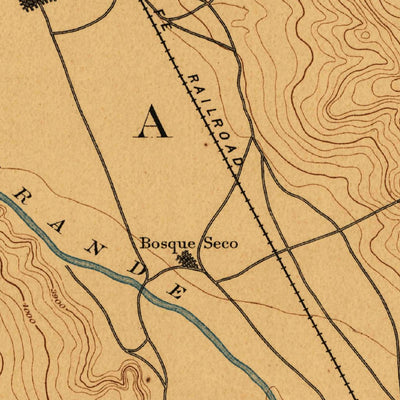 United States Geological Survey Las Cruces, NM-TX (1893, 125000-Scale) digital map