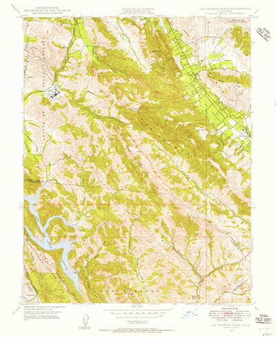 United States Geological Survey Las Trampas Ridge, CA (1947, 24000-Scale) digital map
