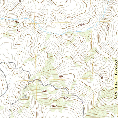 United States Geological Survey Las Yeguas Ranch, CA (2021, 24000-Scale) digital map