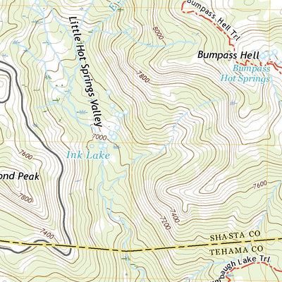 United States Geological Survey Lassen Peak, CA (2022, 24000-Scale) digital map