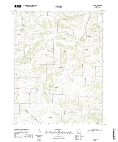 United States Geological Survey Latham, MO (2021, 24000-Scale) digital map
