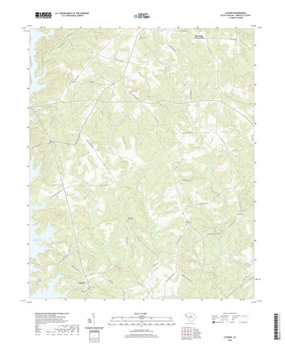 United States Geological Survey Latimer, SC (2020, 24000-Scale) digital map