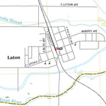 United States Geological Survey Laton, CA (2021, 24000-Scale) digital map