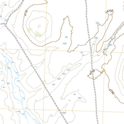 United States Geological Survey Lauer Reservoir, CA (2022, 24000-Scale) digital map