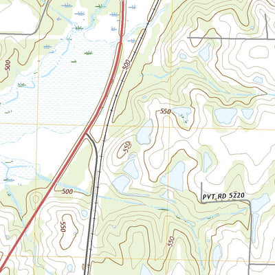 United States Geological Survey Lavon, TX (2022, 24000-Scale) digital map