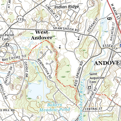 United States Geological Survey Lawrence, MA (2021, 24000-Scale) digital map