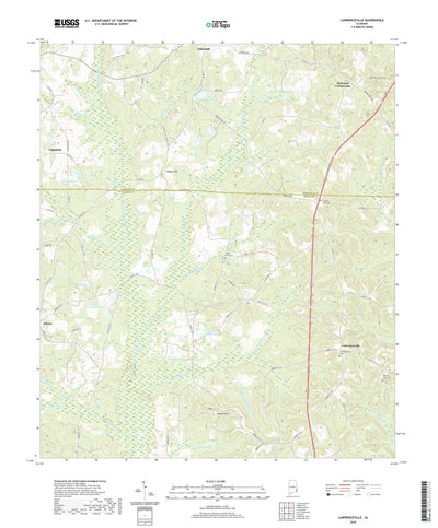 United States Geological Survey Lawrenceville, AL (2020, 24000-Scale) digital map