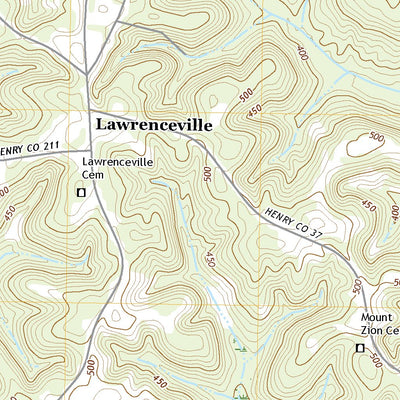 United States Geological Survey Lawrenceville, AL (2020, 24000-Scale) digital map