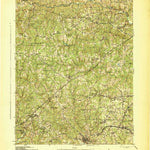 United States Geological Survey Lawrenceville, VA (1942, 62500-Scale) digital map