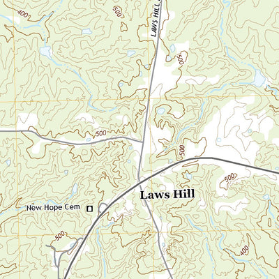 United States Geological Survey Laws Hill, MS (2021, 24000-Scale) digital map