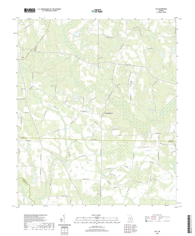 United States Geological Survey Lax, GA (2020, 24000-Scale) digital map