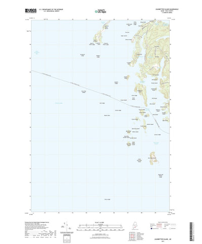 United States Geological Survey Leadbetter Island, ME (2021, 24000-Scale) digital map