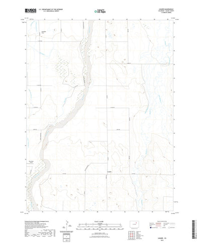 United States Geological Survey Leader, CO (2022, 24000-Scale) digital map