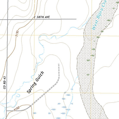 United States Geological Survey Leader SW, CO (2022, 24000-Scale) digital map