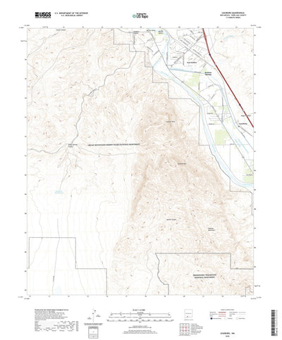 United States Geological Survey Leasburg, NM (2020, 24000-Scale) digital map