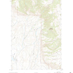 United States Geological Survey Leavitt Reservoir, WY (2021, 24000-Scale) digital map